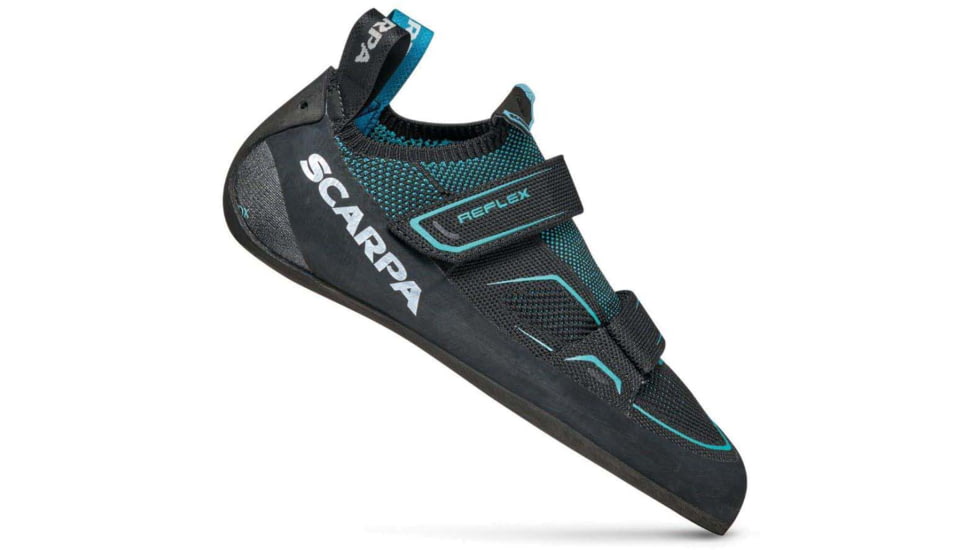 Scarpa Reflex V Climbing Shoes - Womens, Black/Ceramic, 38.5, 70067/002-BlkCer-38.5