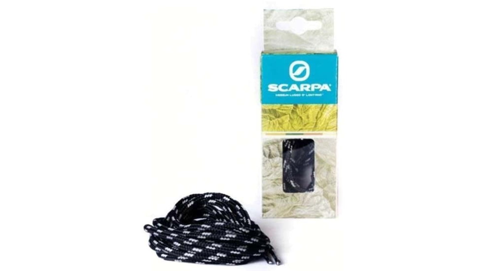 Scarpa Replacement Shoe Laces - Backpacking, Black/Grey, 170, MF.L965/1606-BlkGry-170