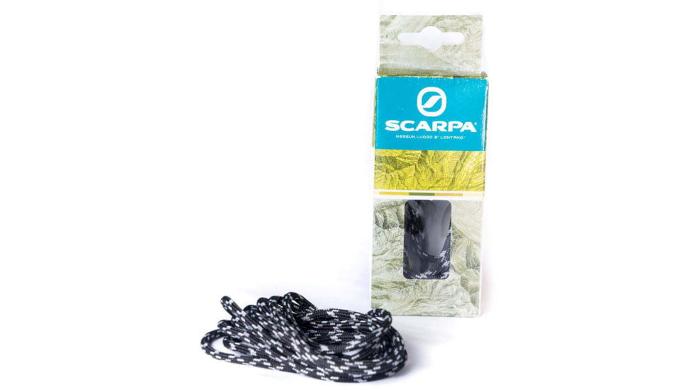 Scarpa Replacement Shoe Laces - Climbing, Black/Grey, 150, MF.L952/160-BlkGry-150