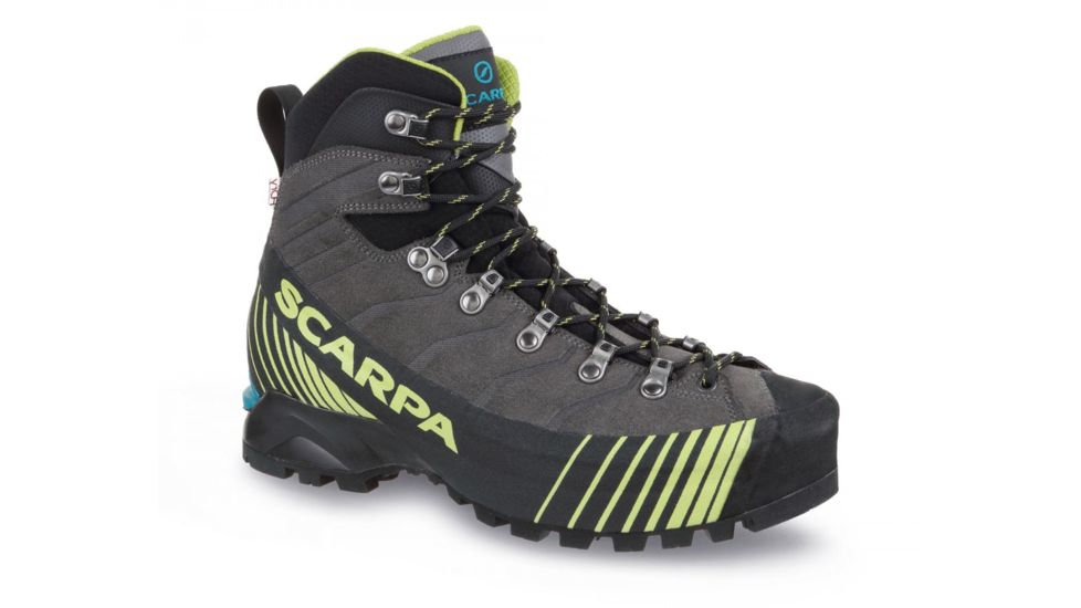 Scarpa Ribelle HD Mountaineering Boots - Mens, Titanium/Lime, Medium, 41, 71085/250.4-TitLim-41