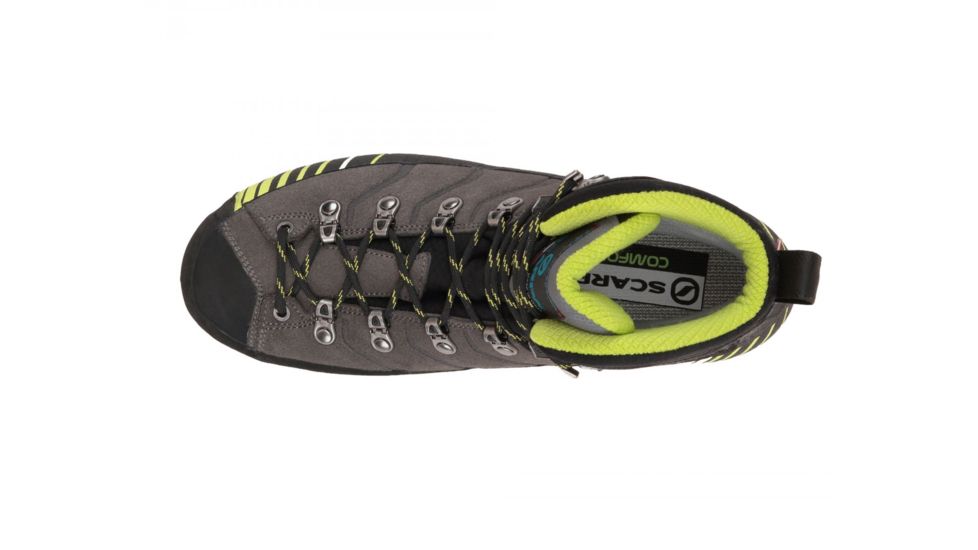 Scarpa Ribelle HD Mountaineering Boots - Mens, Titanium/Lime, Medium, 41, 71085/250.4-TitLim-41