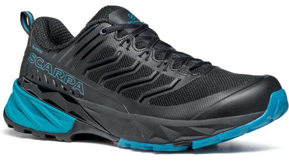 Scarpa Rush GTX Trailrunning Shoes - Mens, Black/Ottanio, 42.5, 33080/200-BlkOtt-42.5