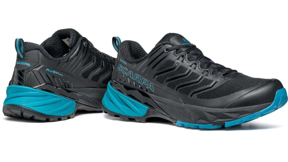 Scarpa Rush GTX Trailrunning Shoes - Mens, Black/Ottanio, 42.5, 33080/200-BlkOtt-42.5