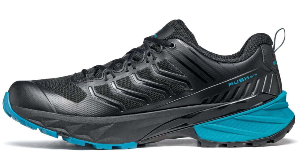 Scarpa Rush GTX Trailrunning Shoes - Mens, Black/Ottanio, 42.5, 33080/200-BlkOtt-42.5