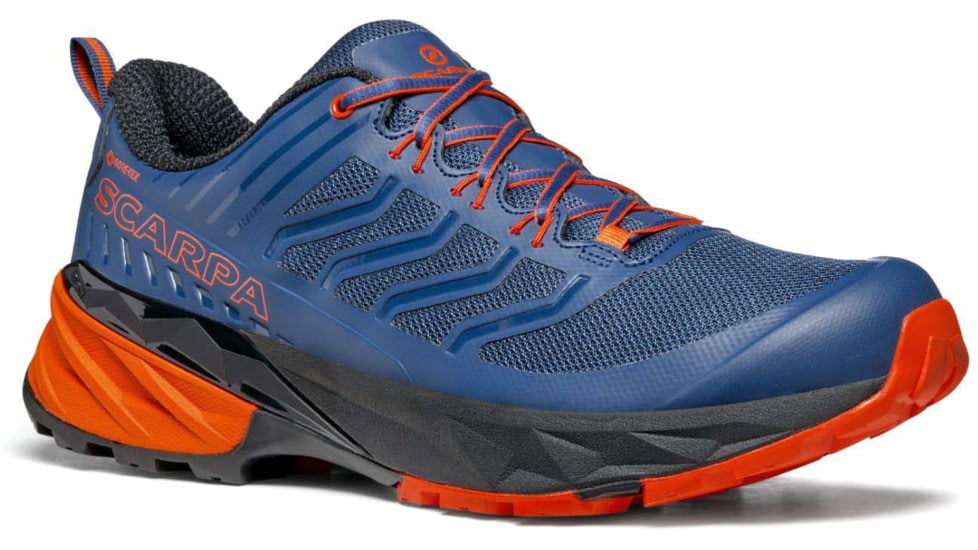 Scarpa Rush GTX Trailrunning Shoes - Mens, Blue/Fiesta, 43, 33080/200-BluFst-43