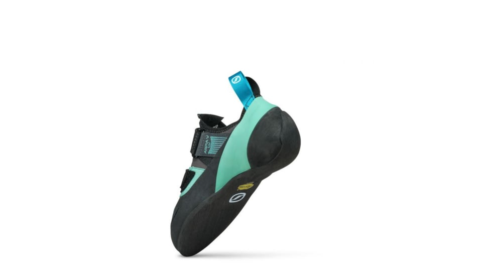 Scarpa Scarpa Arpia V LV Climbing Shoes - Womens, Shark/Aqua, 36.5, 70087/000-SrkAqua-36.5