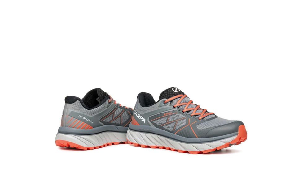 Scarpa Spin Infinity GTX Trailrunning Shoes - Women, Gray/Coral Red, 39, 33074/202-GryCred-39