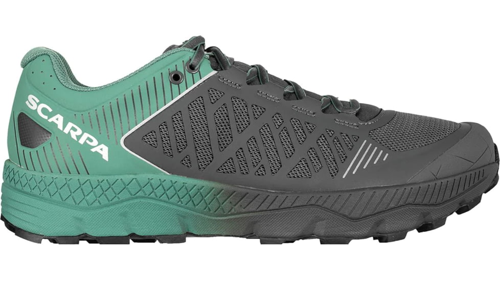 Scarpa Spin Ultra Trailrunning Shoes - Mens, Iron/Deep Sea, 44.5, 33072/350-IrnDsea-44.5