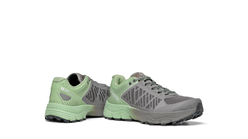 Scarpa Spin Ultra Trailrunning Shoes - Womens, Shark/Mineral Green, 40, 33069/352-SrkMgrn-40