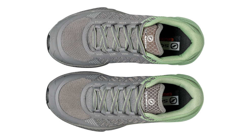 Scarpa Spin Ultra Trailrunning Shoes - Womens, Shark/Mineral Green, 40, 33069/352-SrkMgrn-40