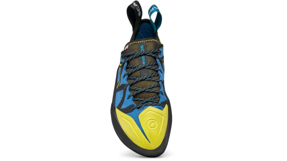 Scarpa Vapor Climbing Shoes - Mens, Blue/Yellow, 43.5, 70061/001-BluYel-43.5