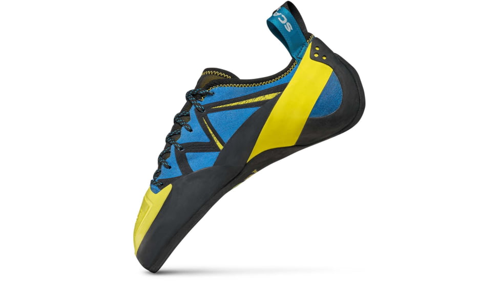 Scarpa Vapor Climbing Shoes - Mens, Blue/Yellow, 43.5, 70061/001-BluYel-43.5