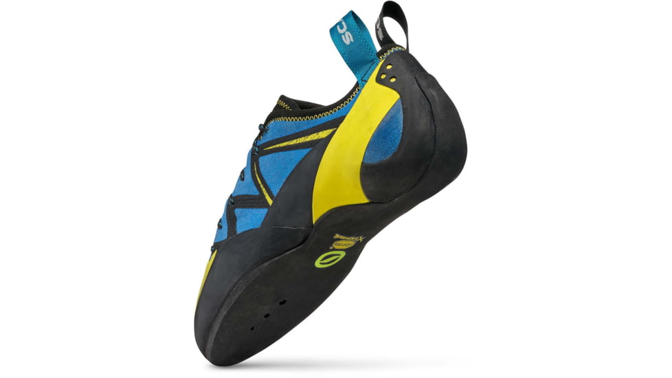 Scarpa Vapor Climbing Shoes - Mens, Blue/Yellow, 43.5, 70061/001-BluYel-43.5