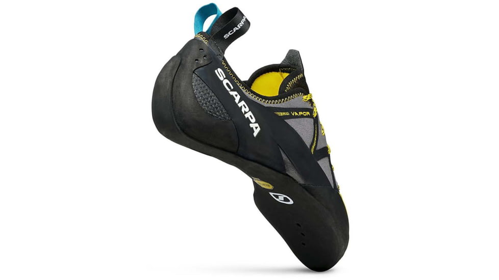 Scarpa Vapor Climbing Shoes - Mens, Smoke/Yellow, 39, 70074/000-SmkYel-39