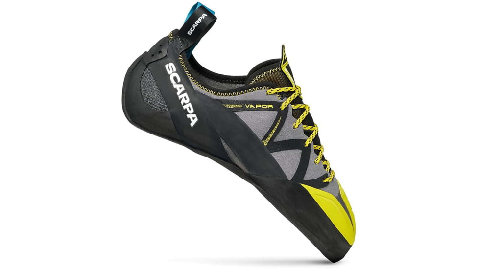 Scarpa Vapor Climbing Shoes - Mens, Smoke/Yellow, 39, 70074/000-SmkYel-39
