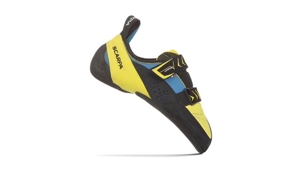 Scarpa Vapor V Climbing Shoes - Men's, Ocean/Yellow, Medium, 37.5, 70040/001-OcnYel-37.5
