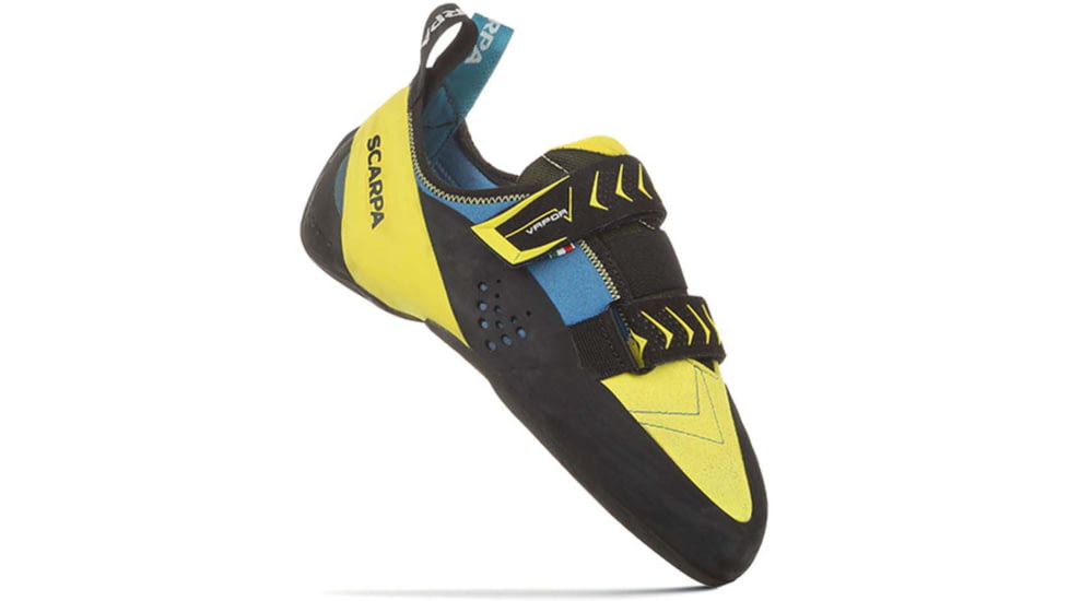 Scarpa Scarpa Vapor V Climbing Shoes - Men's, Ocean/Yellow, 42.5, 70040/001-OcnYel-42.5