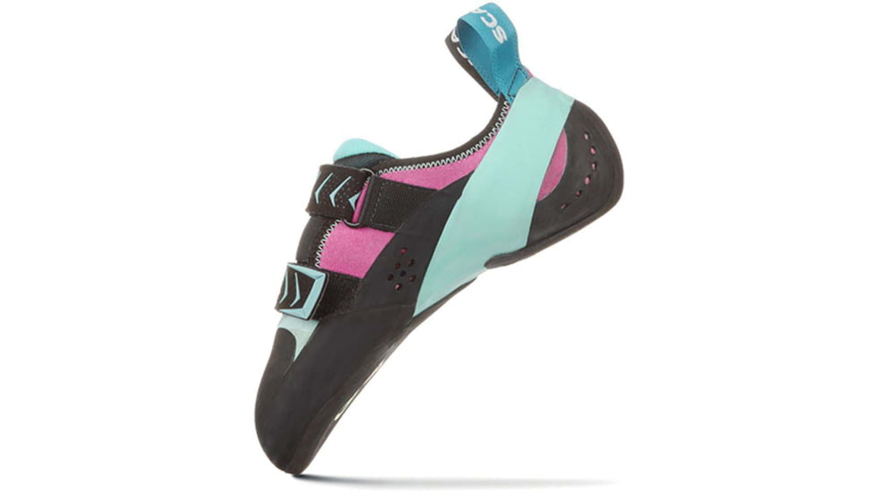 Scarpa Vapor V Climbing Shoes - Womens, Dahlia/Aqua, 38, 70040/002-DalAqua-38