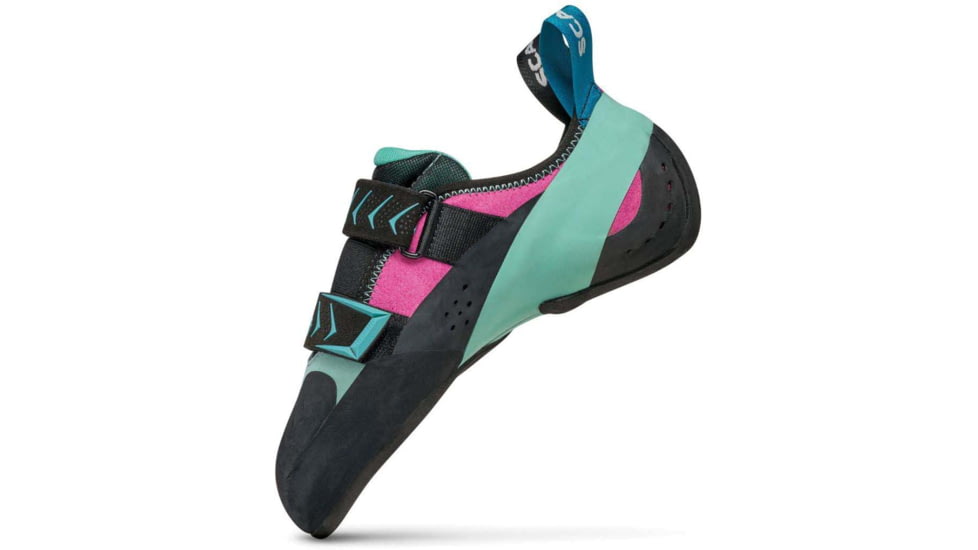 Scarpa Vapor V Climbing Shoes - Womens, Dahlia/Aqua, 38, 70040/002-DalAqua-38