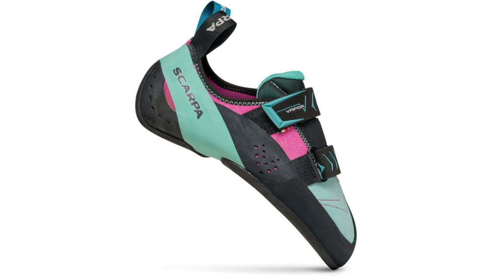 Scarpa Scarpa Vapor V Climbing Shoes - Women's, Dahlia/Aqua, 38, 70040/002-DalAqua-38