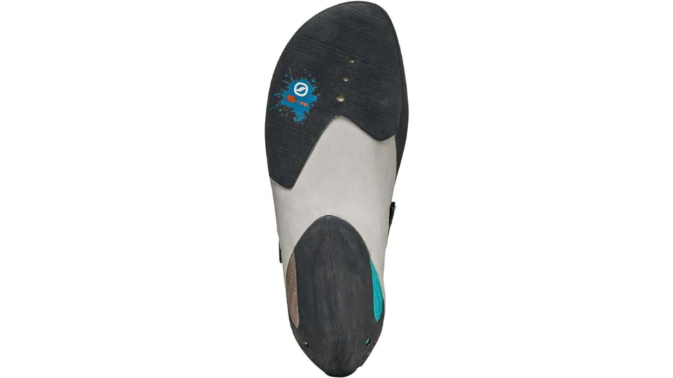 Scarpa Veloce Climbing Shoes - Womens, Light Grey/Maldive, 40.5, 70065/002-LtgryMal-40.5