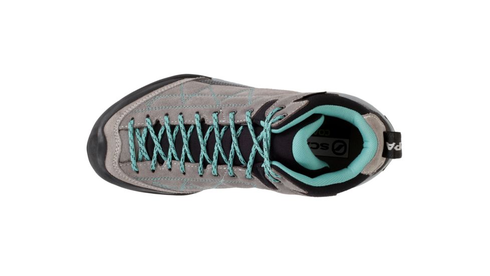 Scarpa Zen Pro Mid GTX Hiking Shoe - Womens, Mid Grey/Lagoon, 40.5, 72525/202-MidgryLag-40.5