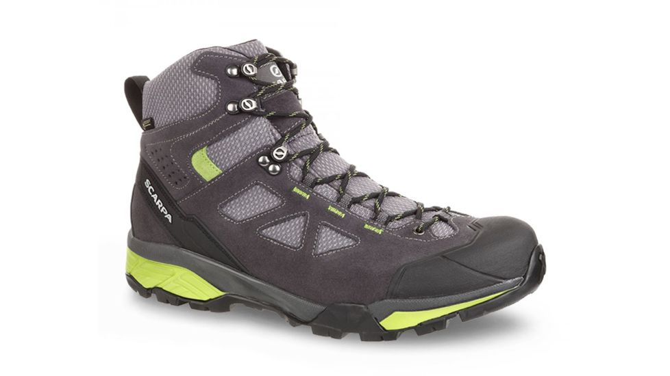 Scarpa ZG Lite GTX Shoes - Mens, Dark Grey/Spring, Medium, 42, 67080/200-DgrySpg-42