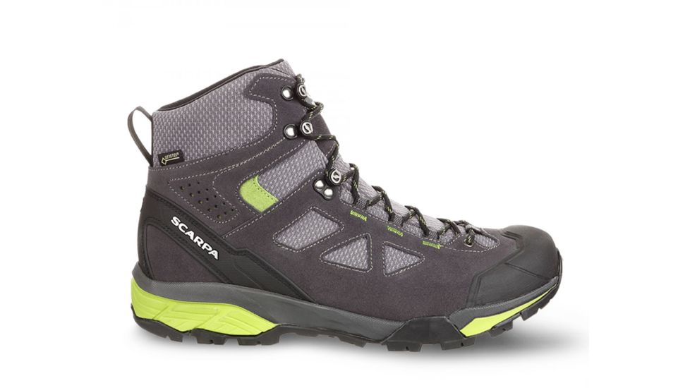 Scarpa ZG Lite GTX Shoes - Mens, Dark Grey/Spring, Medium, 42, 67080/200-DgrySpg-42