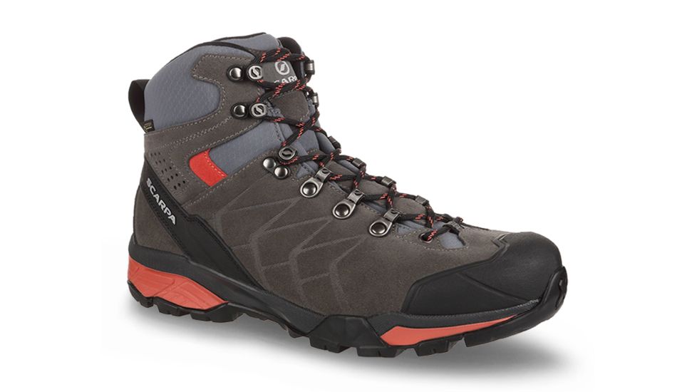 Scarpa ZG Trek GTX Backpacking Boots - Womens, Titanium/Red Ibiscus, Medium, 36, 67075/202-TitRibc-36