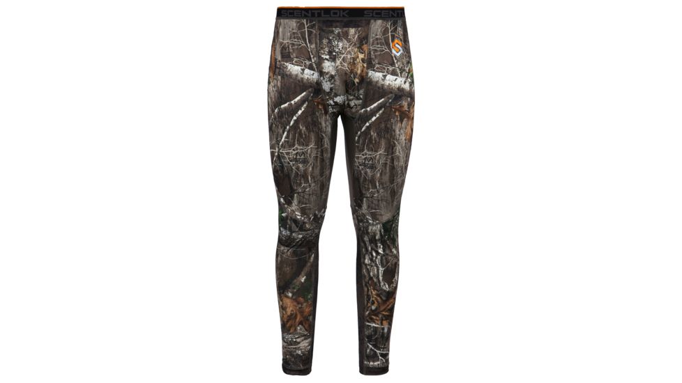 ScentLok Baseslayers AMP Lightweight Pant - Mens, Realtree Edge, Large 82428-153-LG