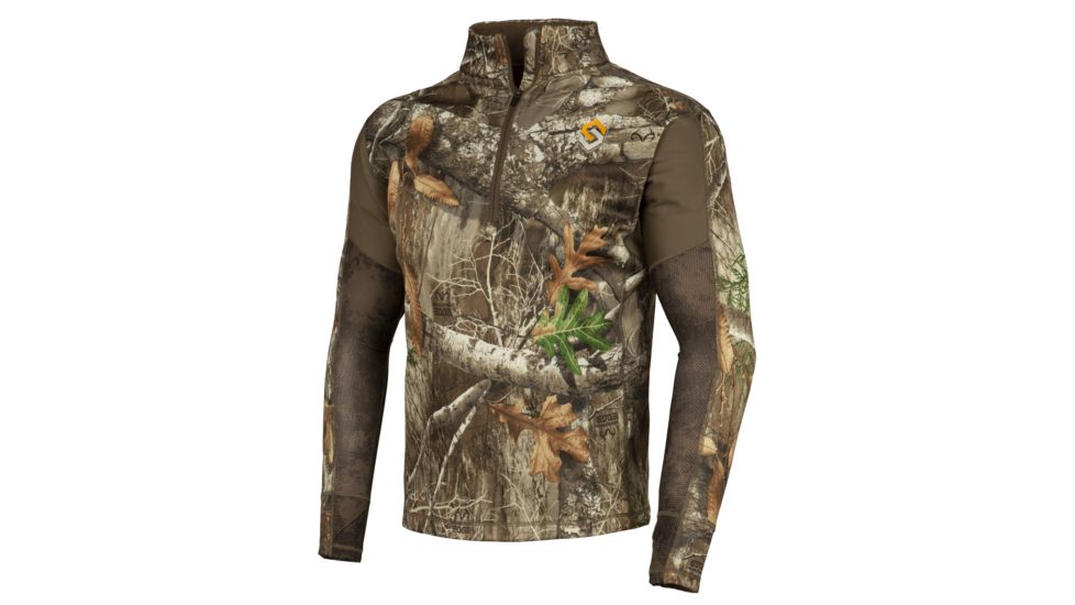 ScentLok Baseslayers AMP Midweight Top - Mens, Realtree Edge, Medium 82606-153-MD