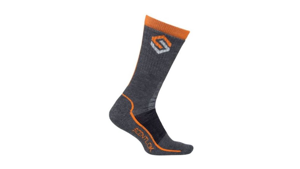ScentLok Merino Hiking Sock, Charcoal, XL 89247-099-XL