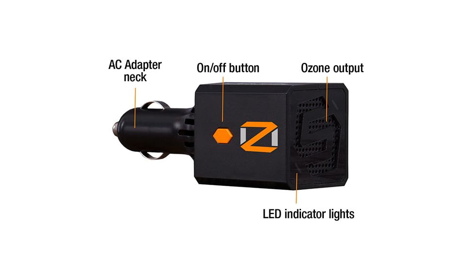 ScentLok OZ20HD CycleClean Vehicle Deodorizer, Black, 4151290-090-OS