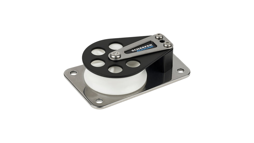 Schaefer Marine 7 Flat Base/Aluminum Cheek/Delrin Sheave Series 74738