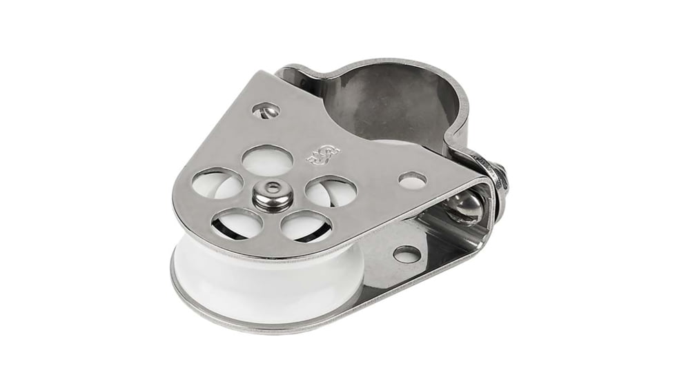 Schaefer Marine Clamp-On Furling Line Stanchion Lead Block - 1" Ball Bearing 74705
