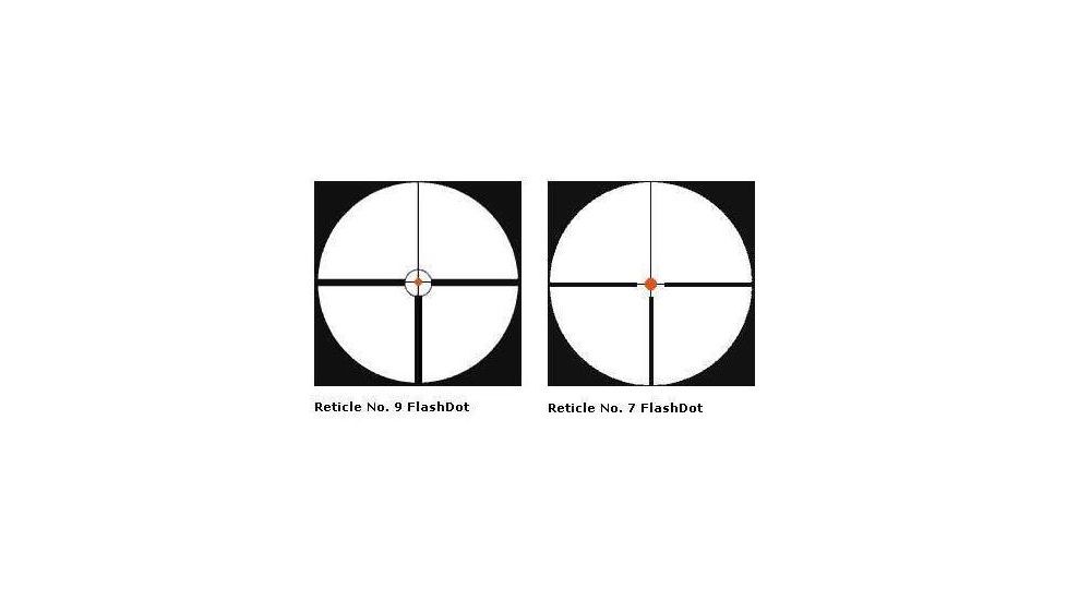 Schmidt and Bender Zenith Posicon Rifle Scope, Flash Dot 9 Reticle, 1pt5-6x42mm 941-9FDZ
