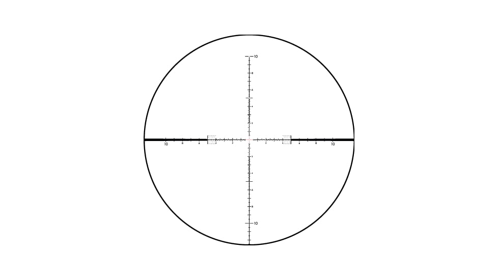 Schmidt &amp; Bender 10-60x56 US Rifle Scope, 34 mm Tube, First Focal Plane, M1FL Reticle, 1cm ccw DT II+ MTC LT / ST II ZC LT, Black, 160-911-60F-Q1-I5