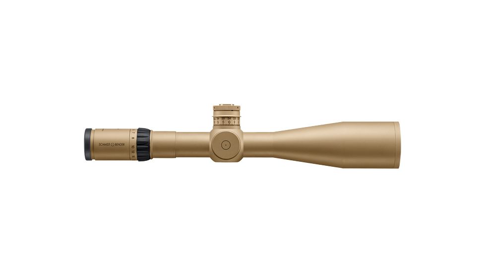 Schmidt &amp; Bender 5-25x56 LRR-MIL Illuminated Rifle Scope, CMC CW LT, 34mm Tube, RAL8000 677-945-41C-B2-18