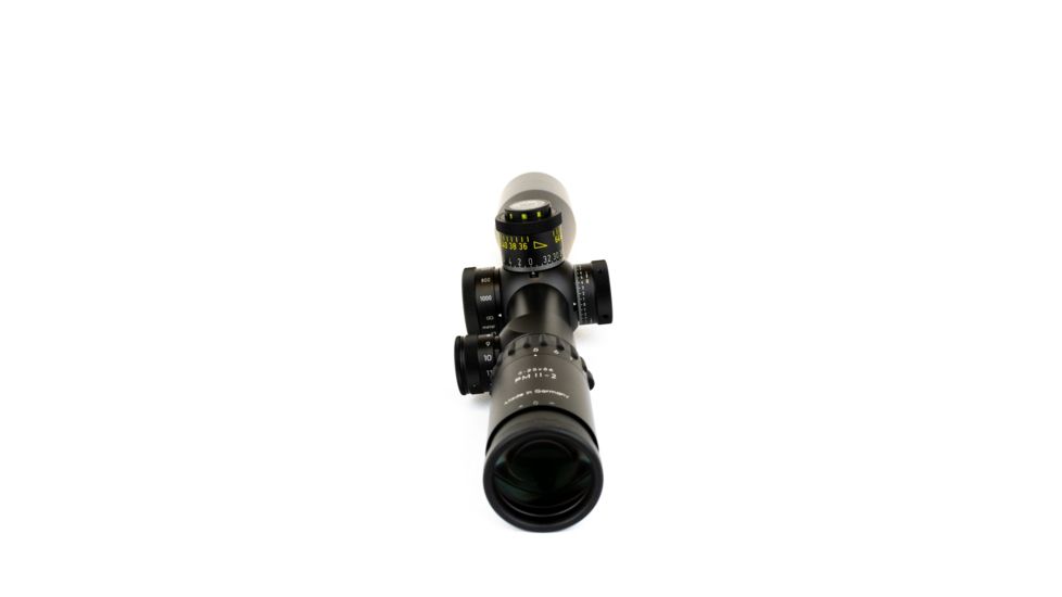 Schmidt Bender 5-25x56 PM II/LP Second Focal Rifle Scope, P4F2-MOA SPF .25MOA DT/ST Reticle, Black, 34mm, 677-911-995-A8-A2