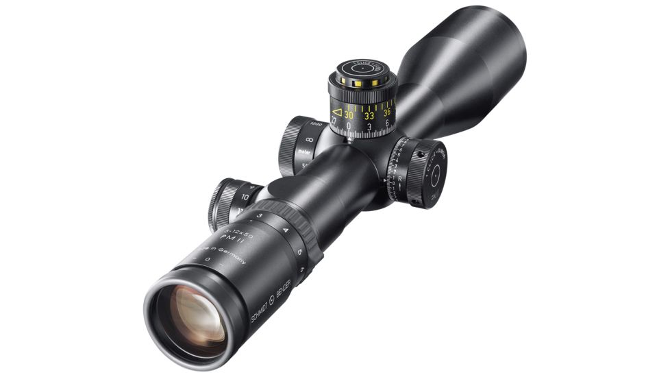 Schmidt &amp; Bender Police Marksman 3-12x50 LP Illuminated PM Rifle Scopes with P3 Reticles CM