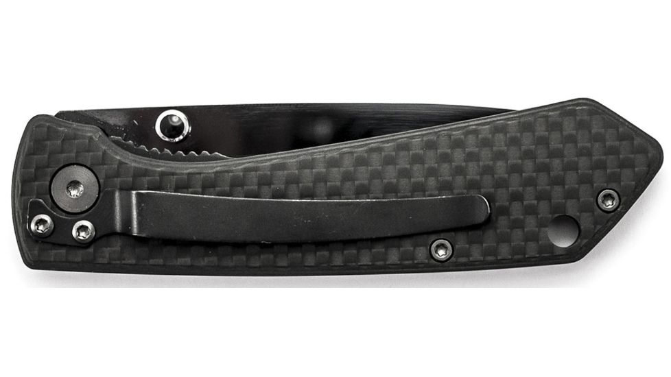 Schrade Ceramic Liner Lock Folding Knife,2.7in Drop Point Blade,Carbon Fiber Handle SCH402