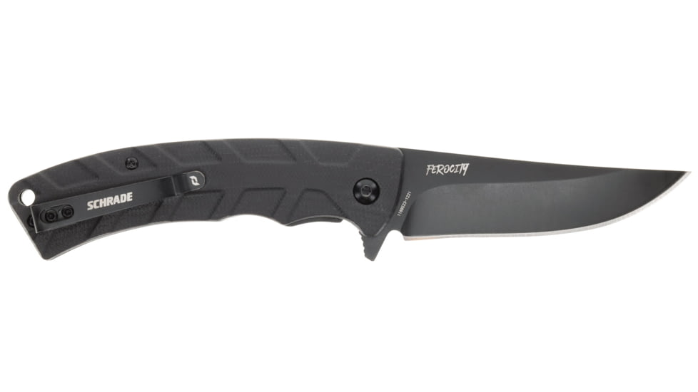 Schrade Ferocity Assisted Opening Folding Knife, AUS-10 Steel Blade, G10 Handle, 1159310