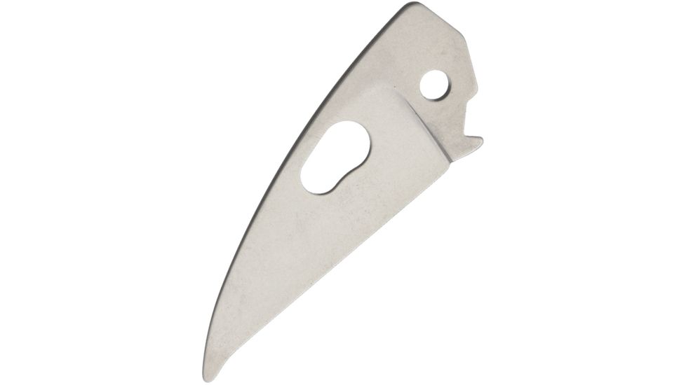 Schrade Folding Knife Blade Fixed Blade Knife, 2in, Stainless Blade w/ Thumb Slot, No Tang Stamp S498