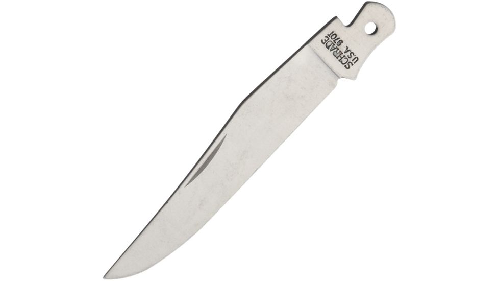 Schrade Folding Knife Blade Fixed Blade Knife, 3in, Clip Point, Handle S475