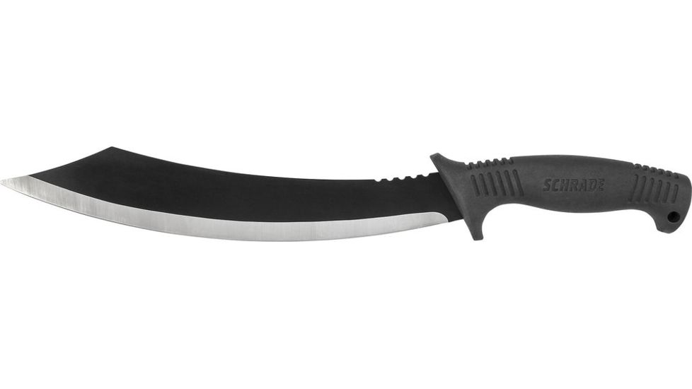 Full Tang 18in Machete, Black / Silver, Medium