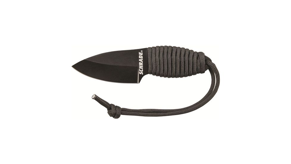 Schrade Full Tang Fixed Blade Neck Knife, Stainless Steel, SCH406N