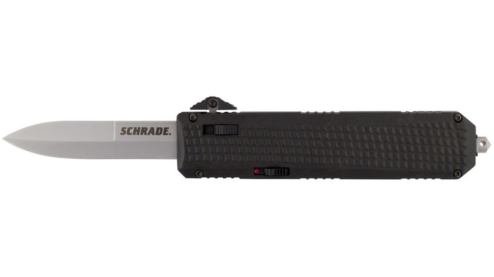 Schrade Gen 4 OTF Assist, BLK Alum. Handle, Plain, SCHOTF5