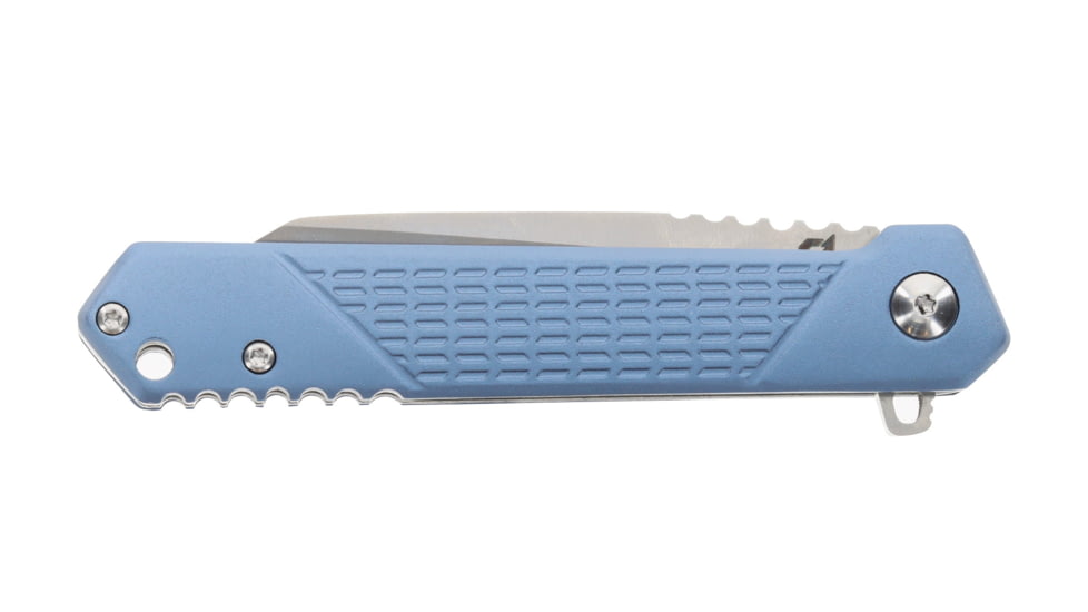 Schrade Inert Folding Knife, AUS-10 Steel Blade, Aluminum Handle, 1159320