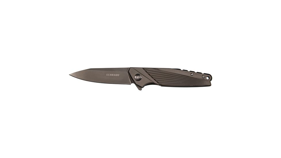 Schrade Knife Ray Ultra Glide Ti 3.5'' Blade Black