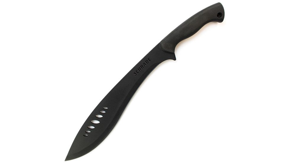 Schrade Kukri Machete, 19.70 in, Safe-T-Grip Handle, w/Nylon Sheath, SCHKM1